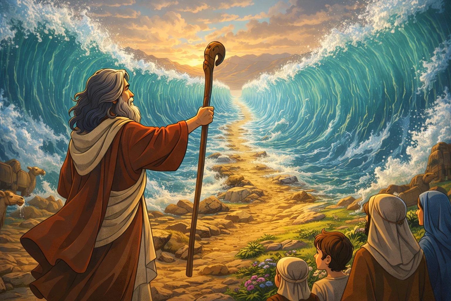 Moses Parts the Sea
